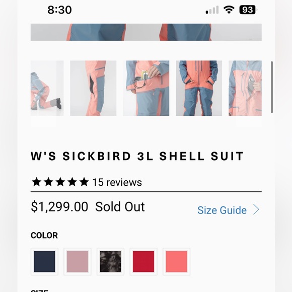 Strafe Outerwear W’s Sickbird 3L Shell Suit - Women’s One Piece - Picture 8 of 16